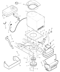 Part Location Diagram of MU1001587MA Briggs and Stratton Plenum